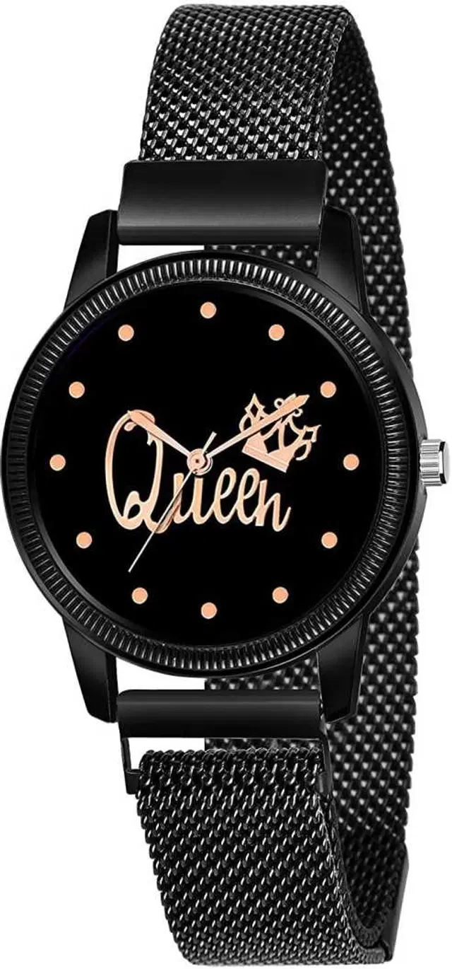 Metal Strap Analog Watch for Women & Girls (Multicolor)