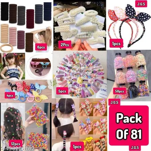 Fun Hair Bands for Women, Pack of 30 (Multicolor)
