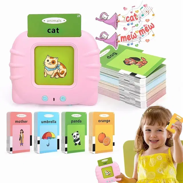 Talking Flash Cards Learning Toy for Kids-112 Cards (Pack of 1)