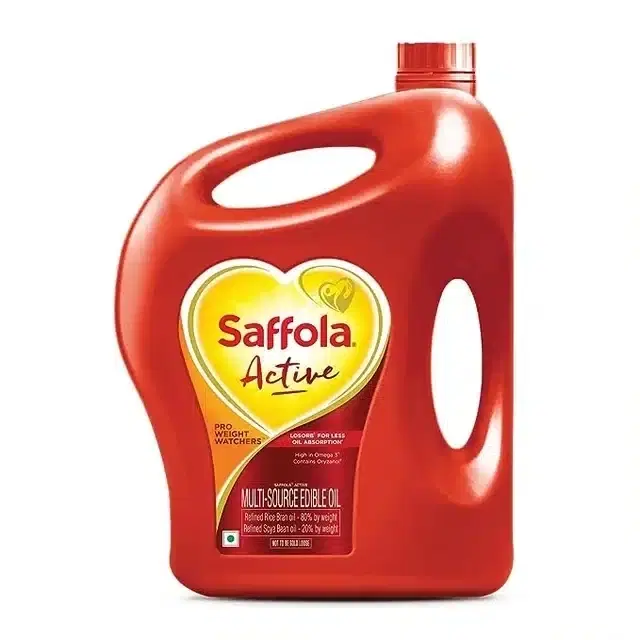 Saffola Active Pro Edible Oil 4.18 kg (Jar)