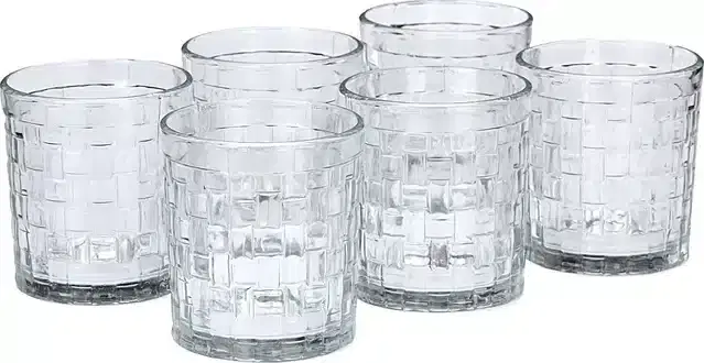 Liquor cum Cocktail Glasses, Transparent, 200 ml, Pack of 6