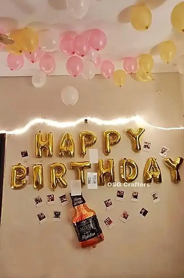 Birthday Decoration Kit, Multicolor, Set of 43