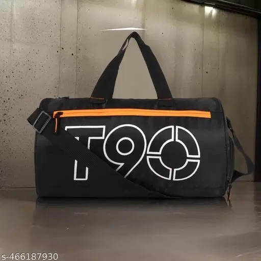 Prayer Gym Duffle Bag for Men and Women | Gym Duffle Bag for Men and Women with Multiple Pockets and Separate Shoe Compartment for Travel, Sports and Workouts (Black)