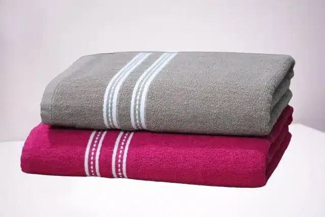 Bath Towel, 27x54 inches, Pack of 2, Multicolor