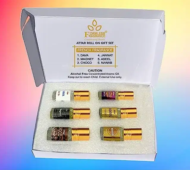 Formless French Fragrance Roll On Attar Perfume, 3 ml, Pack of 6