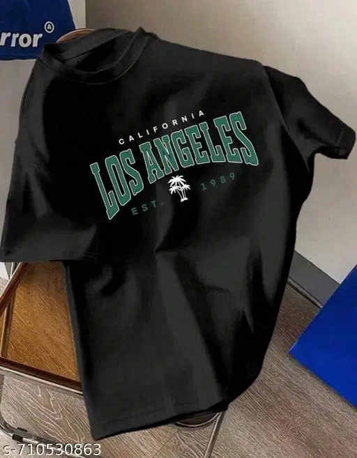 Poly Blend T-shirt for Men, Black (S)