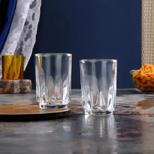 Liquor cum Cocktail Glasses, Transparent, 200 ml, Pack of 2