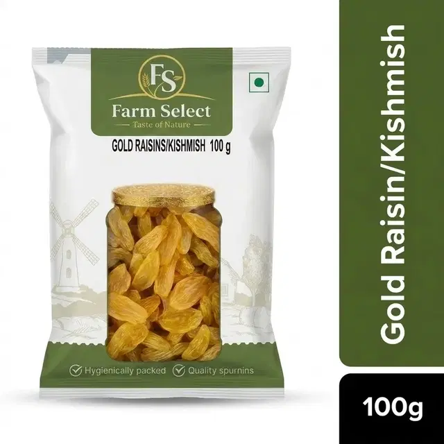 Farm Select Gold Raisin/Kishmish- 100 g