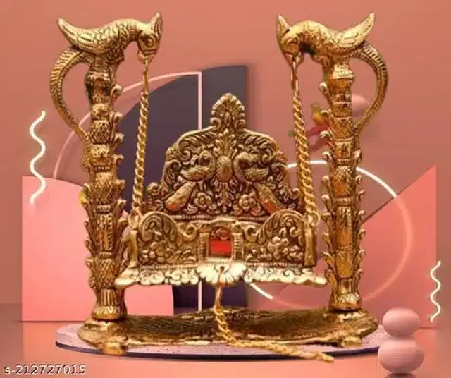 Brass Laddu Gopal Jhula, Gold