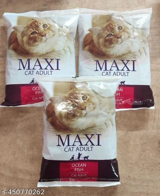 Maxi Ocean Fish Adult Dry Cat Food (pack of 3)
