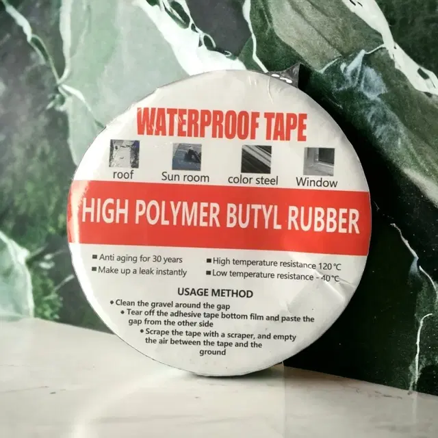 Aluminium Single Sided Self Adhesive Tape, Silver, 5 m