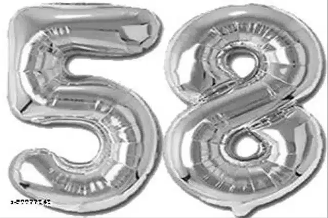 Number Foil Balloon, Assorted, Pack of 1