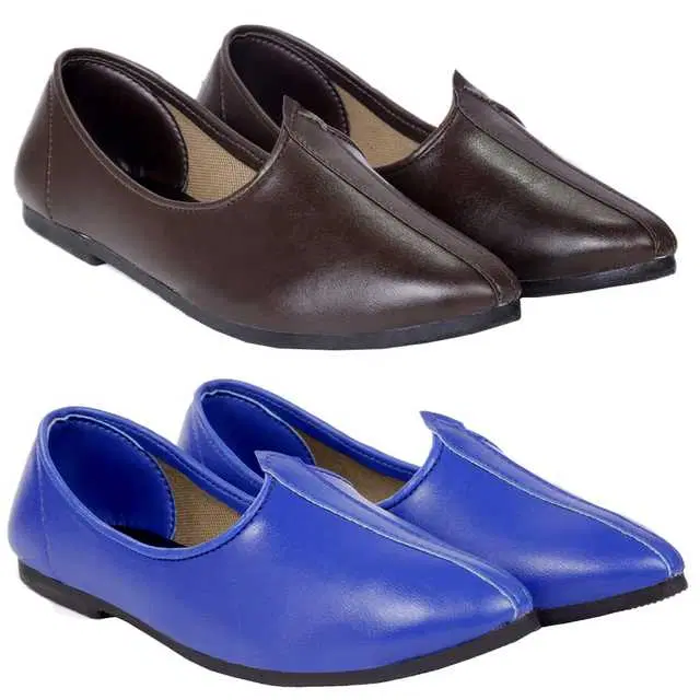 Vitoria Trendy Jutti Combo For Men And Boys, Pack Of 2 (Multicolor, 5) (V-181)