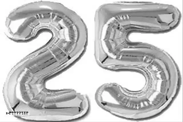 Number Foil Balloon, Assorted, Pack of 1