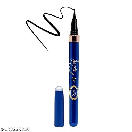 Jg Ultra Waterproof Black Eyeliner Pen, With Ultra Slim Tip, 1 ml