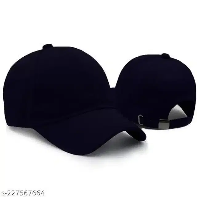 Cotton Cap for Men & Women (Dark Blue)