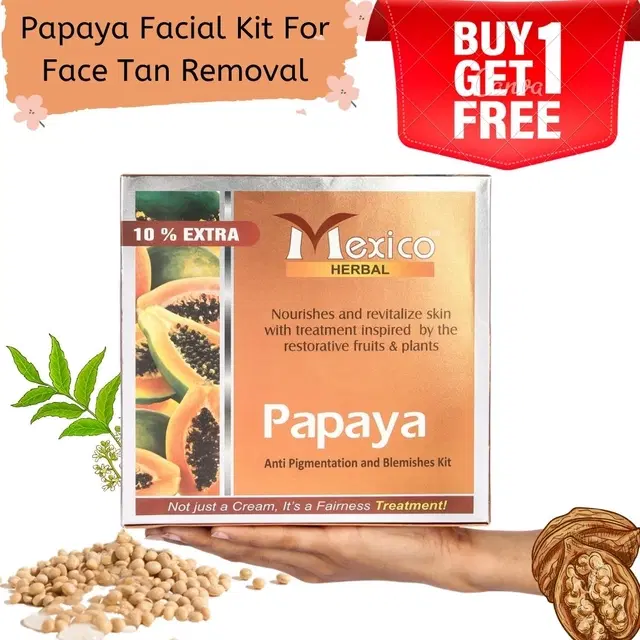 Maxico Herbal Payaya Facial Kit, Pack of 2