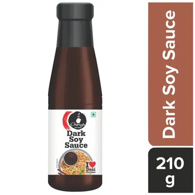 Ching's Dark Soy Sauce 210 g (Bottle)