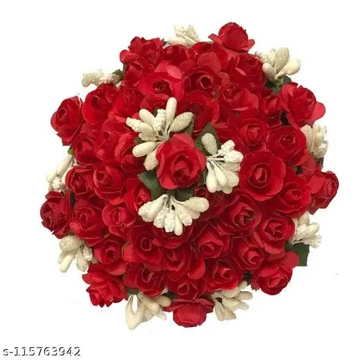 Fashion Hair Bun Extension for Women (Red)