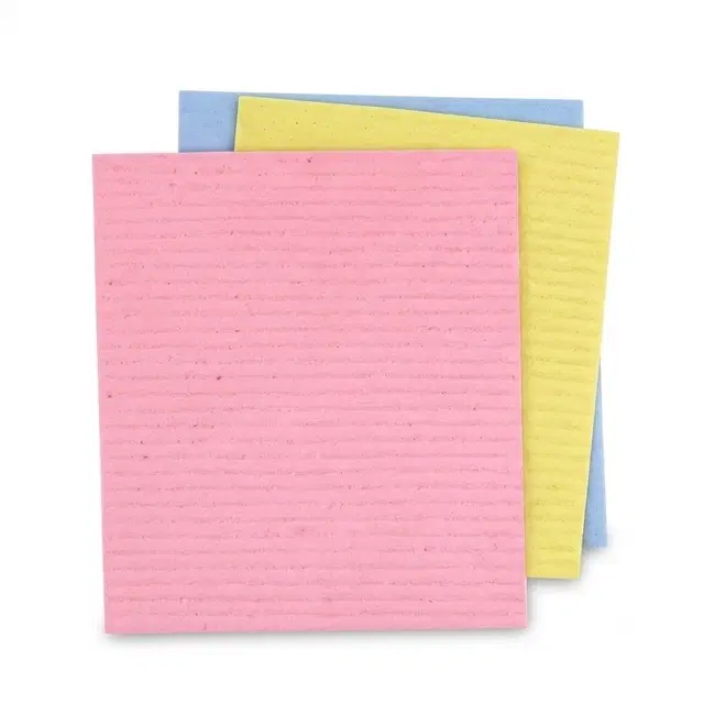 Captain Shine Sponge Wipes, 18 x 20 cm [3 Piece]-Big