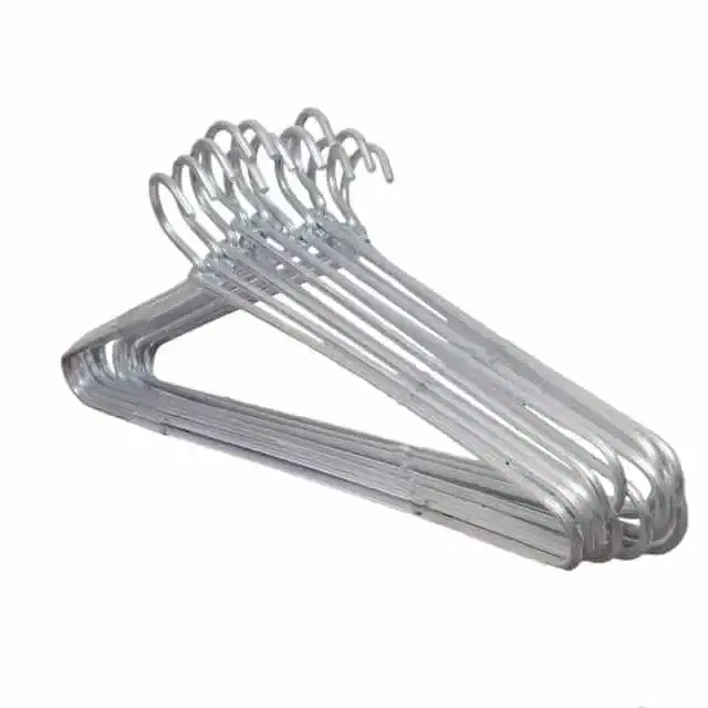 Aravi Alluminuim Cloth Hangers, Pack Of 12, Silver