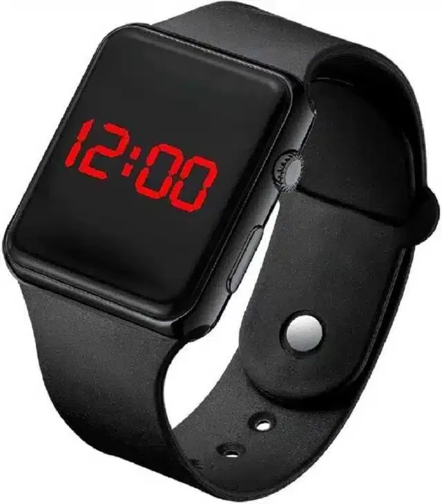 Digital Watch for Boys (Black)