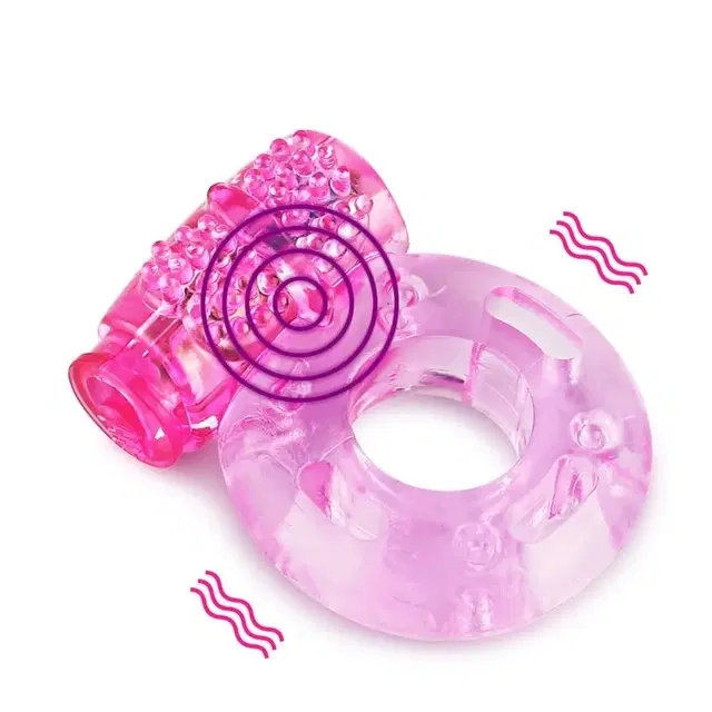 Penis Vibrator Ring for Men, Pink