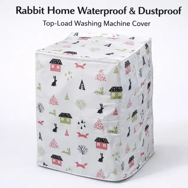 Rabbit Home Waterproof and Dustproof top-load washing machines cover
