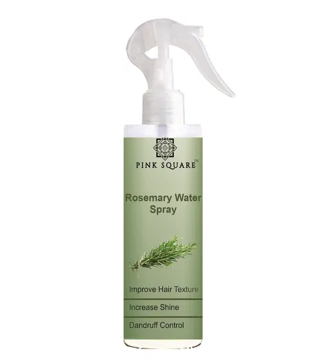 Pink Square Rosemary Water Hair Spray, 100 ml