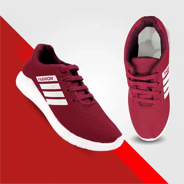 Sports Shoes for Women (Maroon, 4)