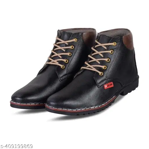 Boots for Men (Black, 10)