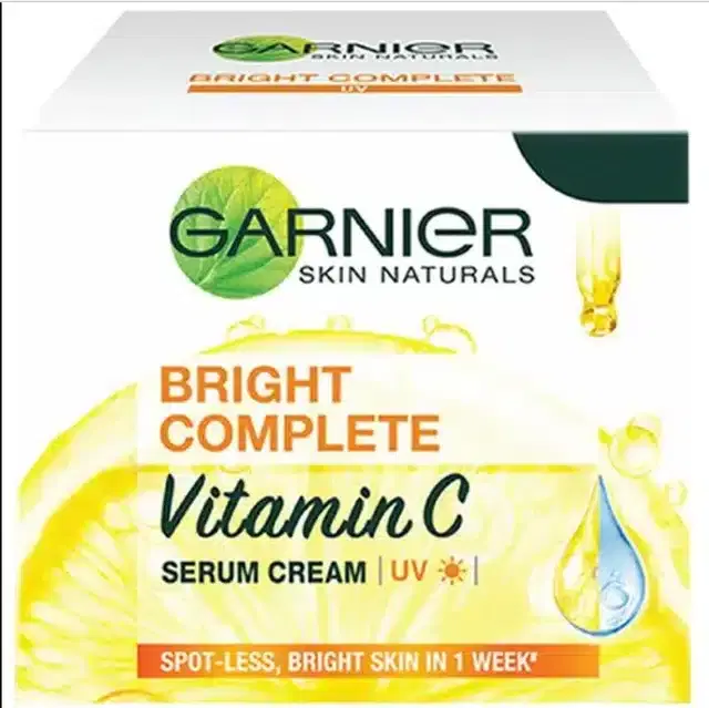 Garnier Bright Complete Vitamin C Uv Serum Cream, 23 g