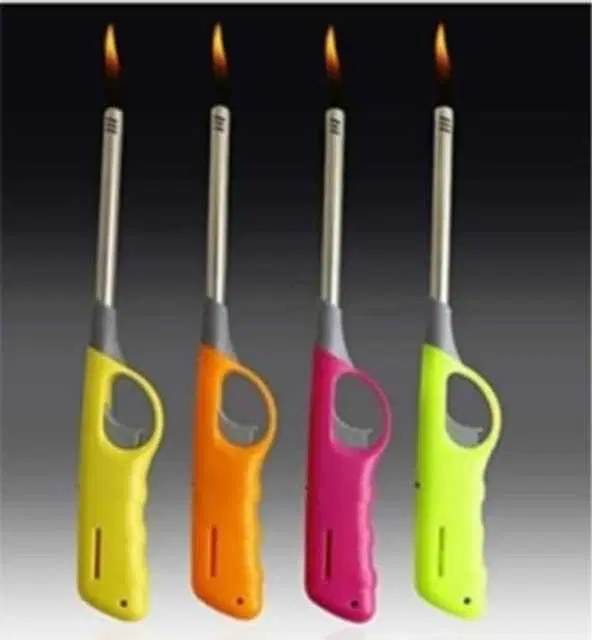 Pinak Refillable Gas Lighter For Kitchen, Pack Of 4, Multicolour, PS-176