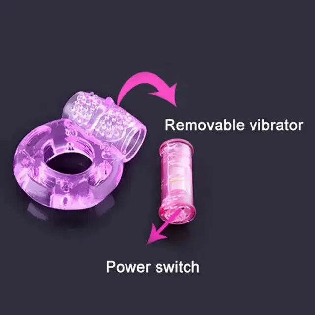 Penis Vibrator Ring for Men, Pink