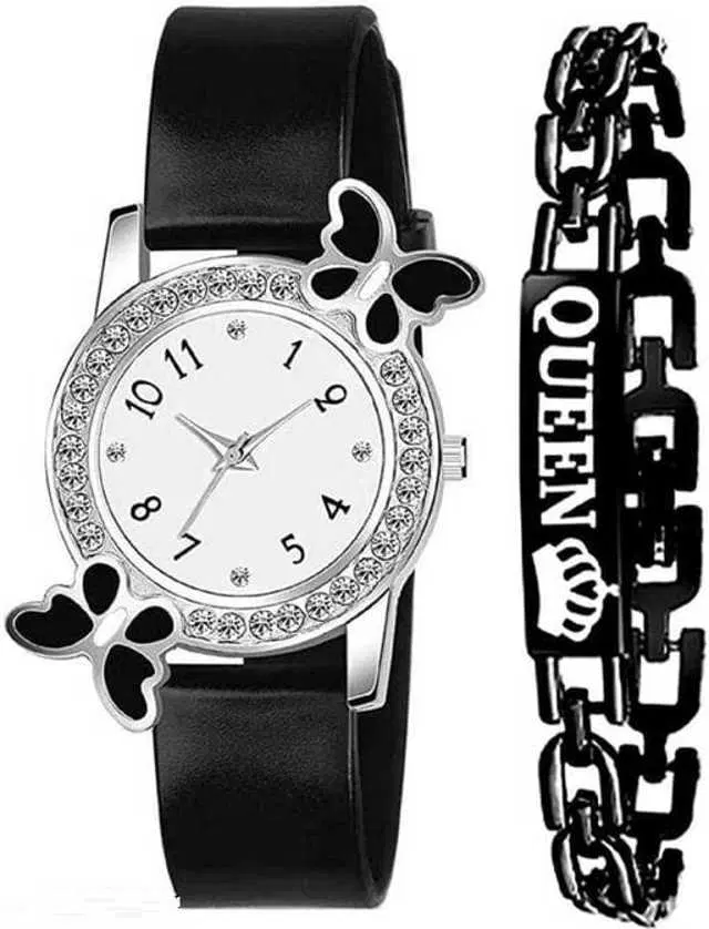 Analog Watch For Womens (Black) (WS-87)