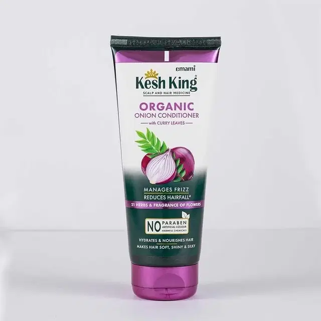 Kesh King Organic Onion Conditioner with Curry Leaves for hydrated and nourished hair 200 ml