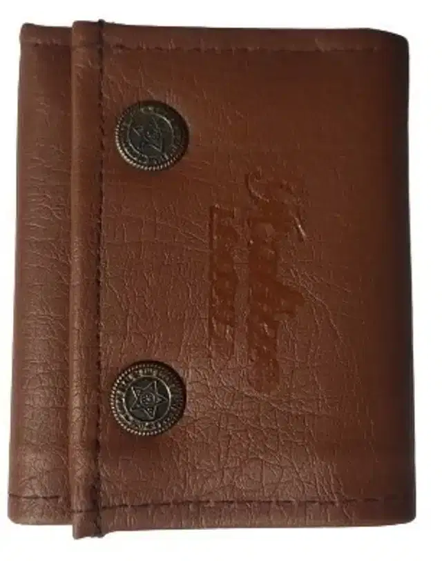 Genuine Leather Wallet for Unisex (Brown)