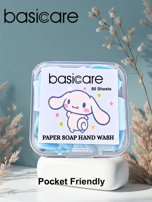 Basicare Paper Soap Hand Wash 80+ sheets