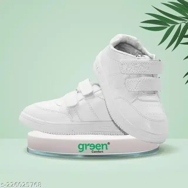School Shoes for Kids (White, 5-5.5 Years)