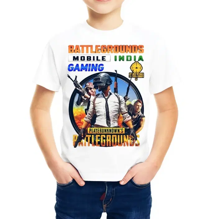 Polyester Printed T-Shirt for Kids