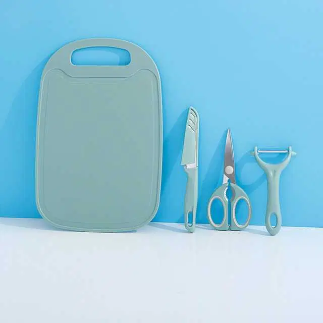 Ximi Vogue Kitchen Ware 4 Pc, Cream Green, X-375