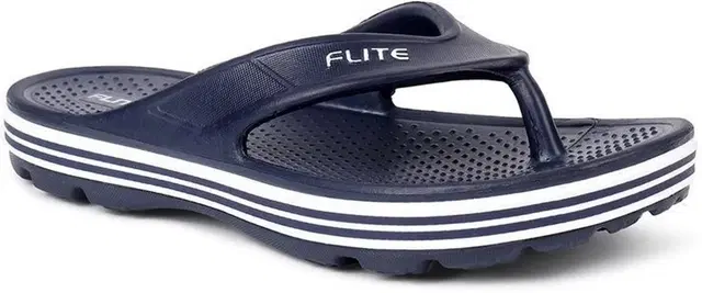 FLITE Flip Flops for Men (Navy, 9 UK/India)