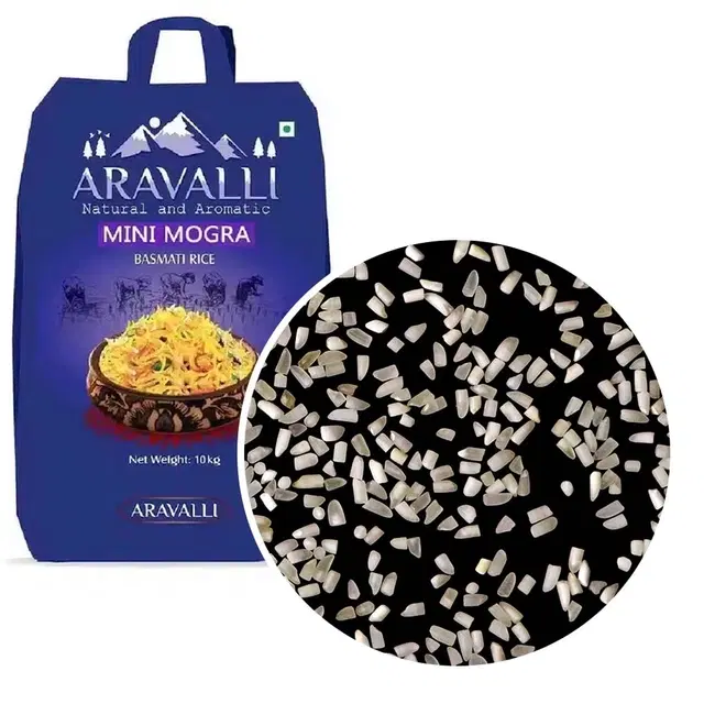 Budget | Aravalli Mini Mogra Basmati Rice (Tukda) 10 kg