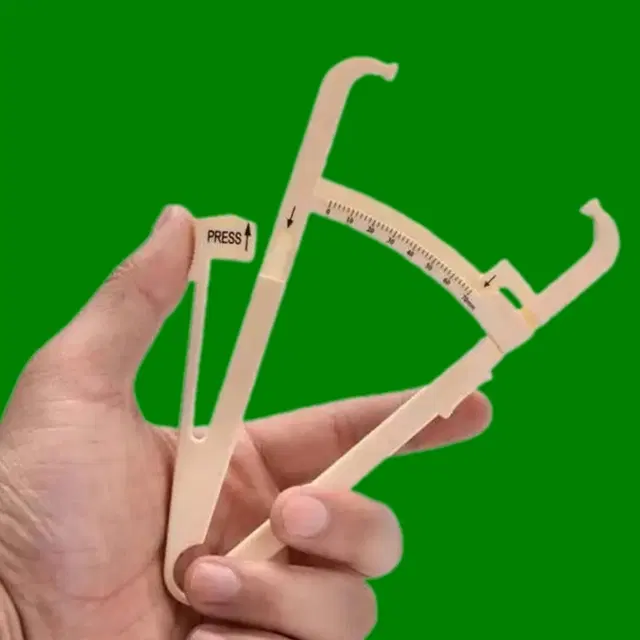 Lightweight Eco-Friendly Body Fat Measuring Caliper, Multicolor, Pack of 1