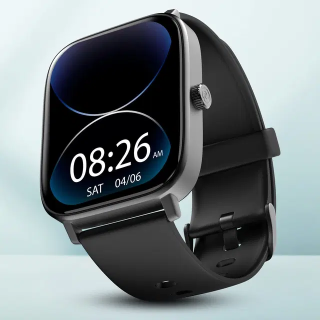 Noise Colorfit Icon 2 1.8'' Display with Bluetooth Calling, AI Voice Assistant Smartwatch  (Jet Black Strap, Regular)