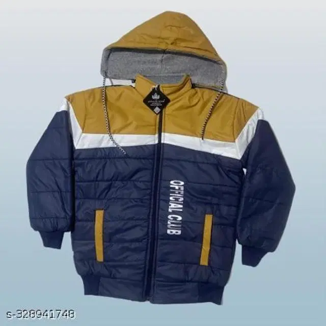Polyester Jacket for Boys (Multicolor, 0-2 Months)