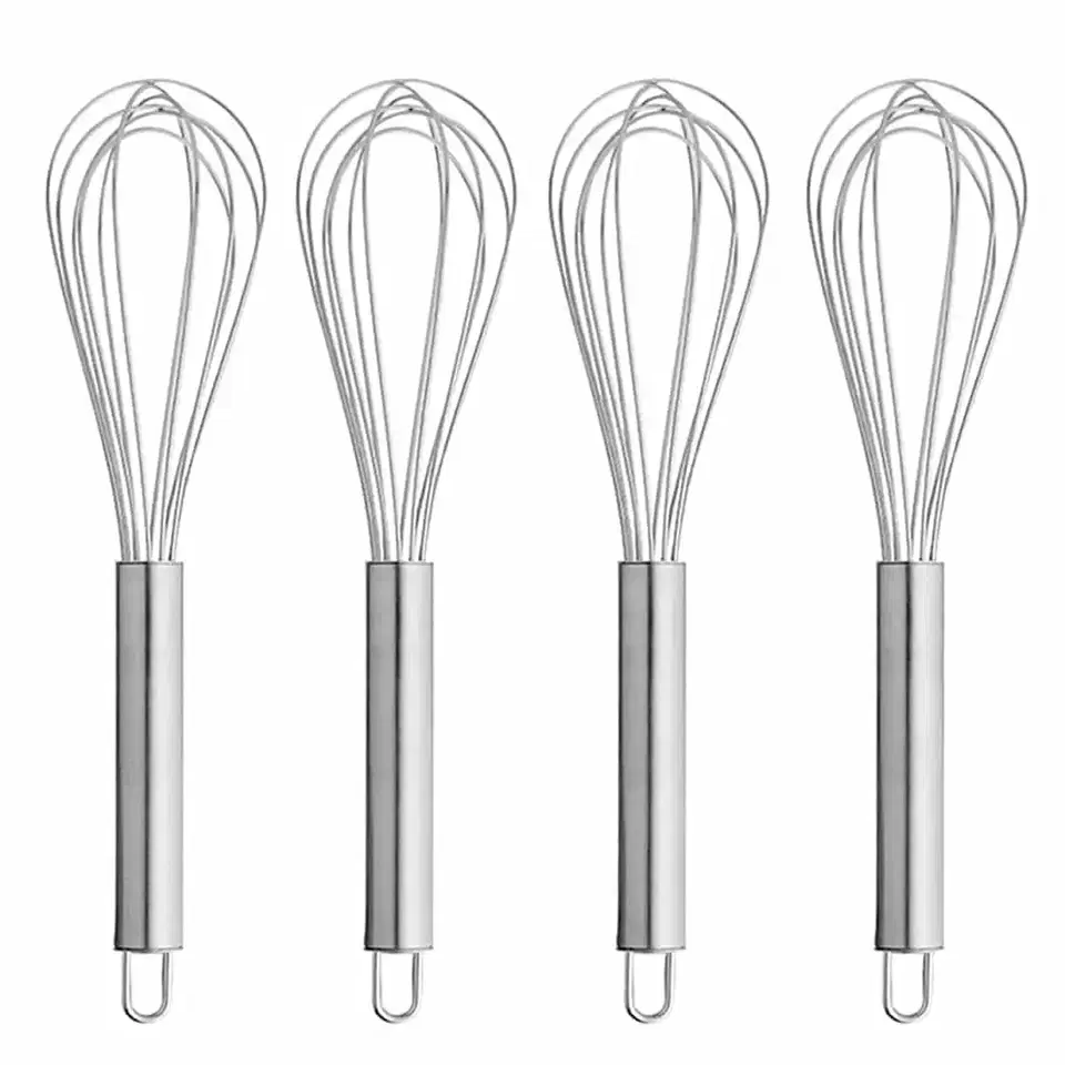 Oc9 Stainless Steel Egg Whisk For Kitchen, Pack Of 4, Oc-52