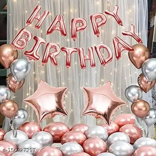 Birthday Party Decoration Kit, Multicolor, Set of 35