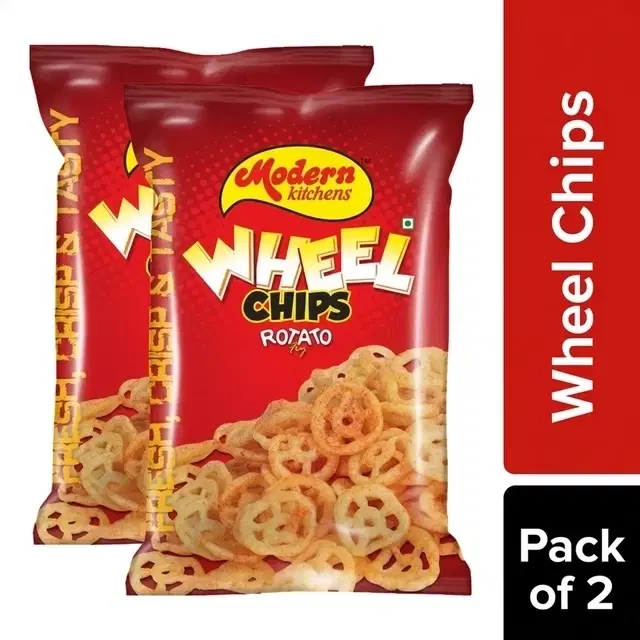 Modern Kitchens Wheel Chips 55 g - Pack of 2