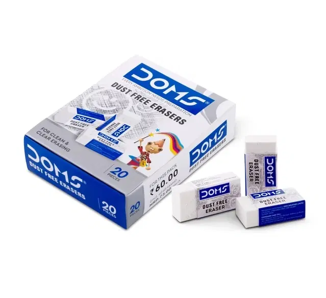 Doms Dust Free 20 Pc Eraser